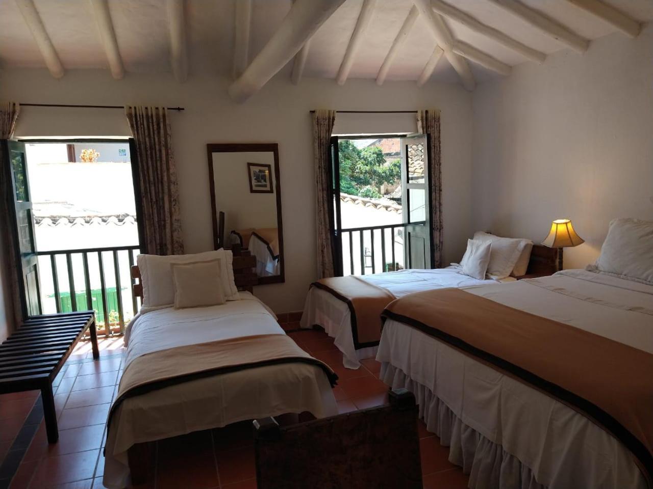 Hotel Meson De Los Virreyes Villa de Leyva Kültér fotó