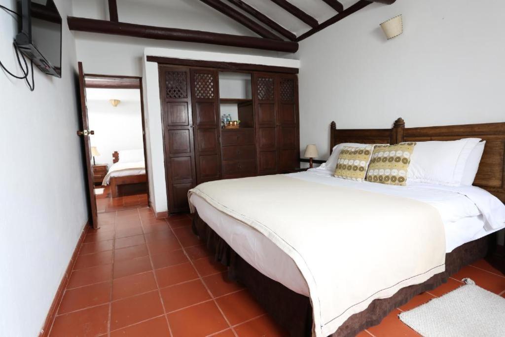Hotel Meson De Los Virreyes Villa de Leyva Kültér fotó